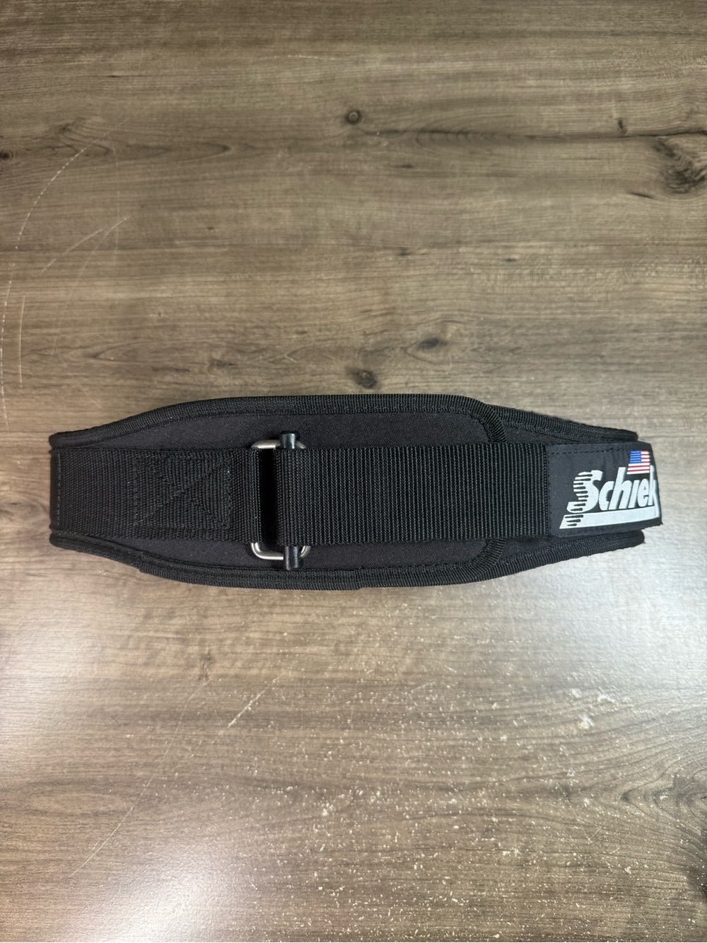 Schiek Black Weight Lifting Belt Adjustable Black USA Made Medium